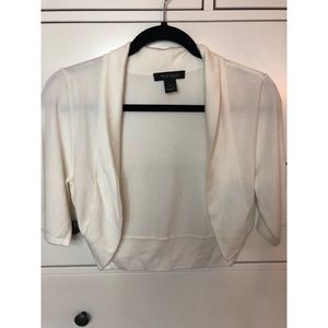 White house black market cardigan shrug, large